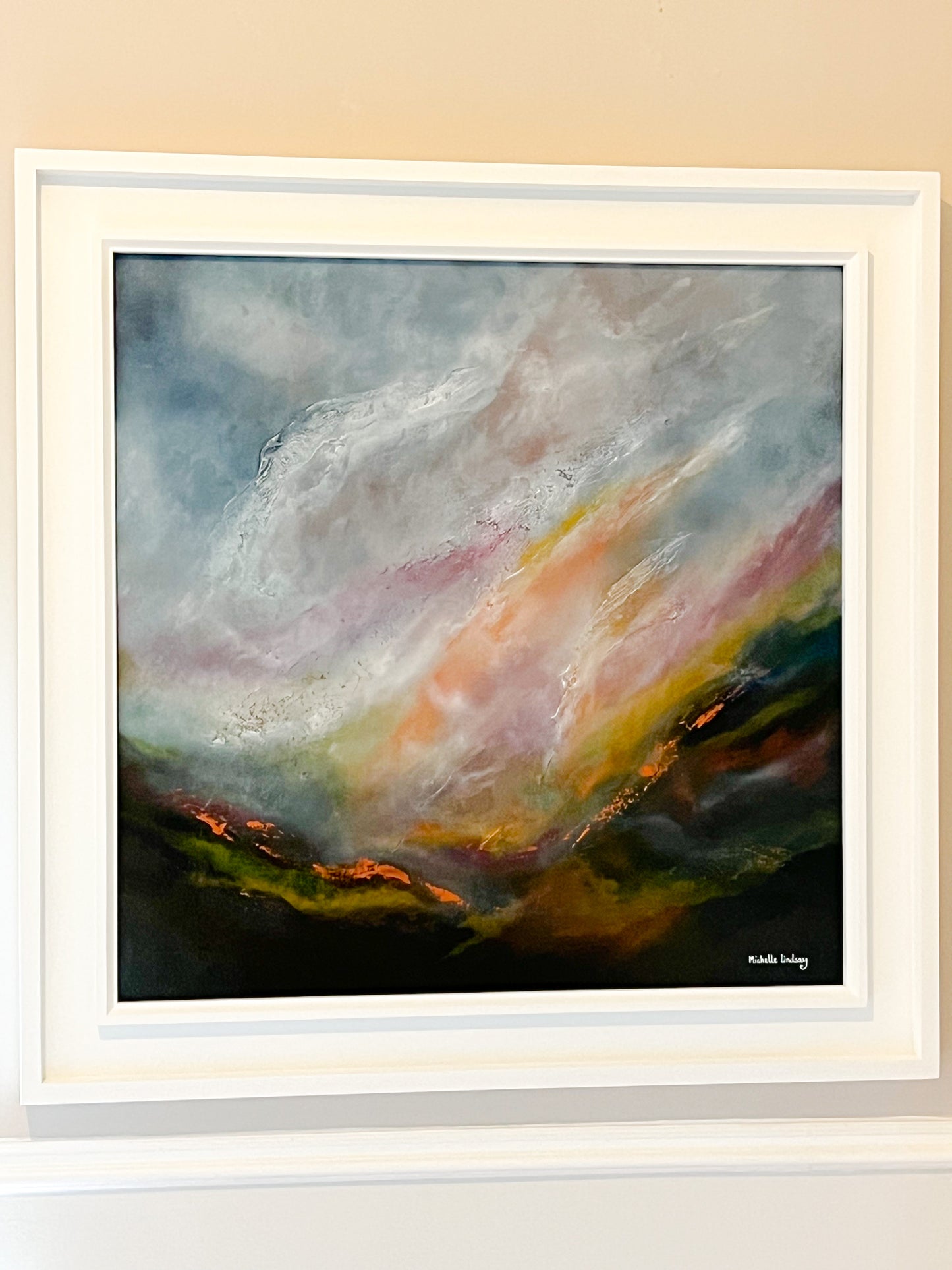 Rustic Dawn | Hand Embellished Limited Edition (ready to hang, shipping included)
