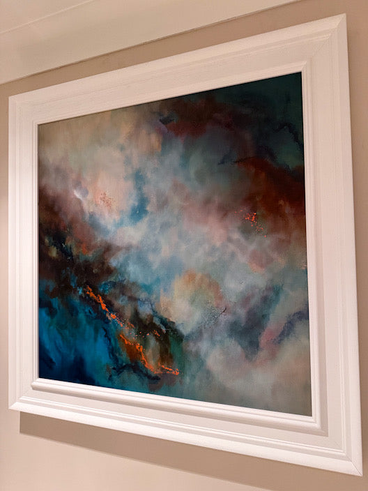 EMBER LIGHT | Hand Embellished Limited Edition (ready to hang, shipping included)