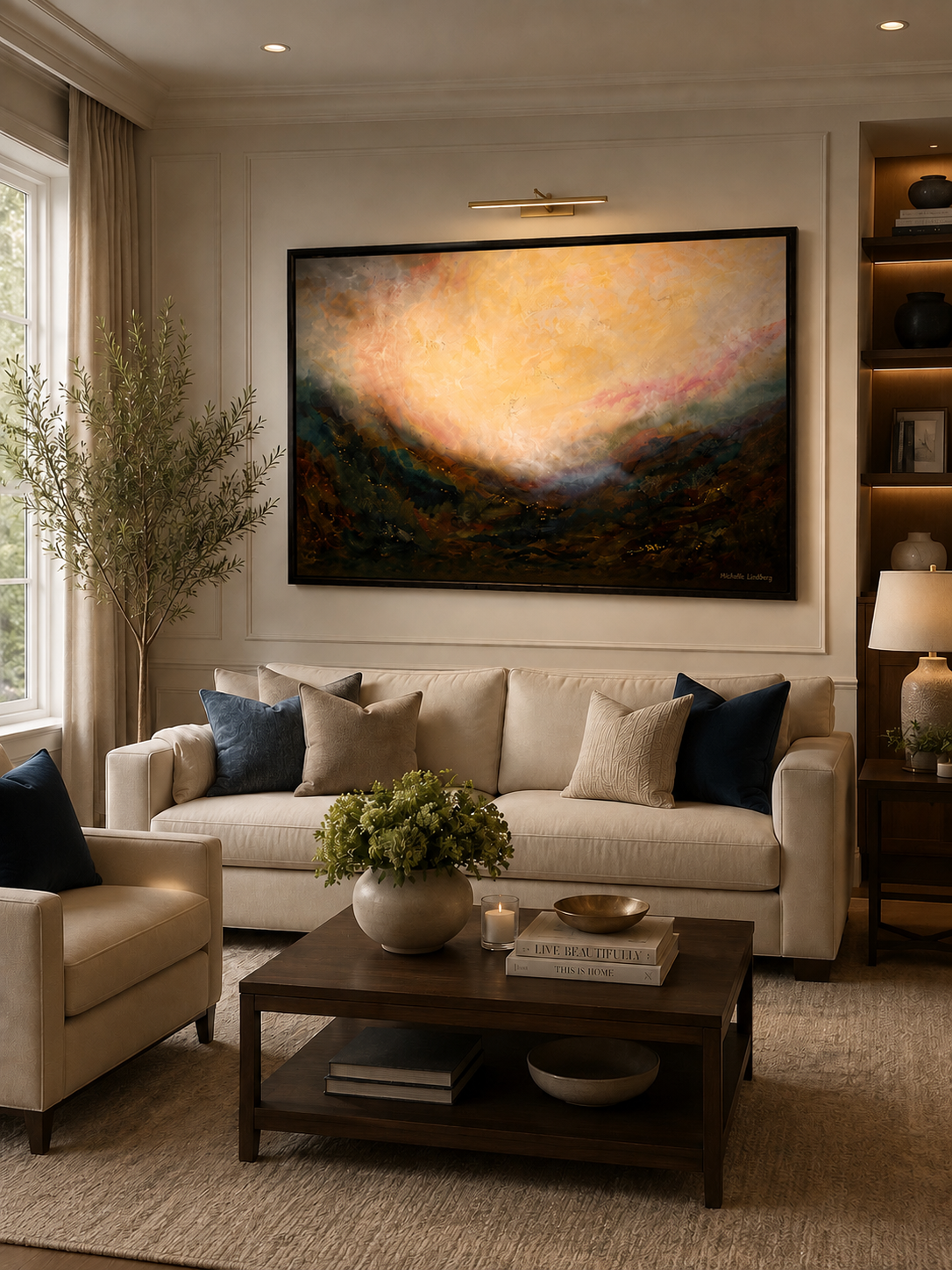 WHERE LIGHT SLEEPS | Hand Embellished Limited Edition (ready to hang, shipping included)