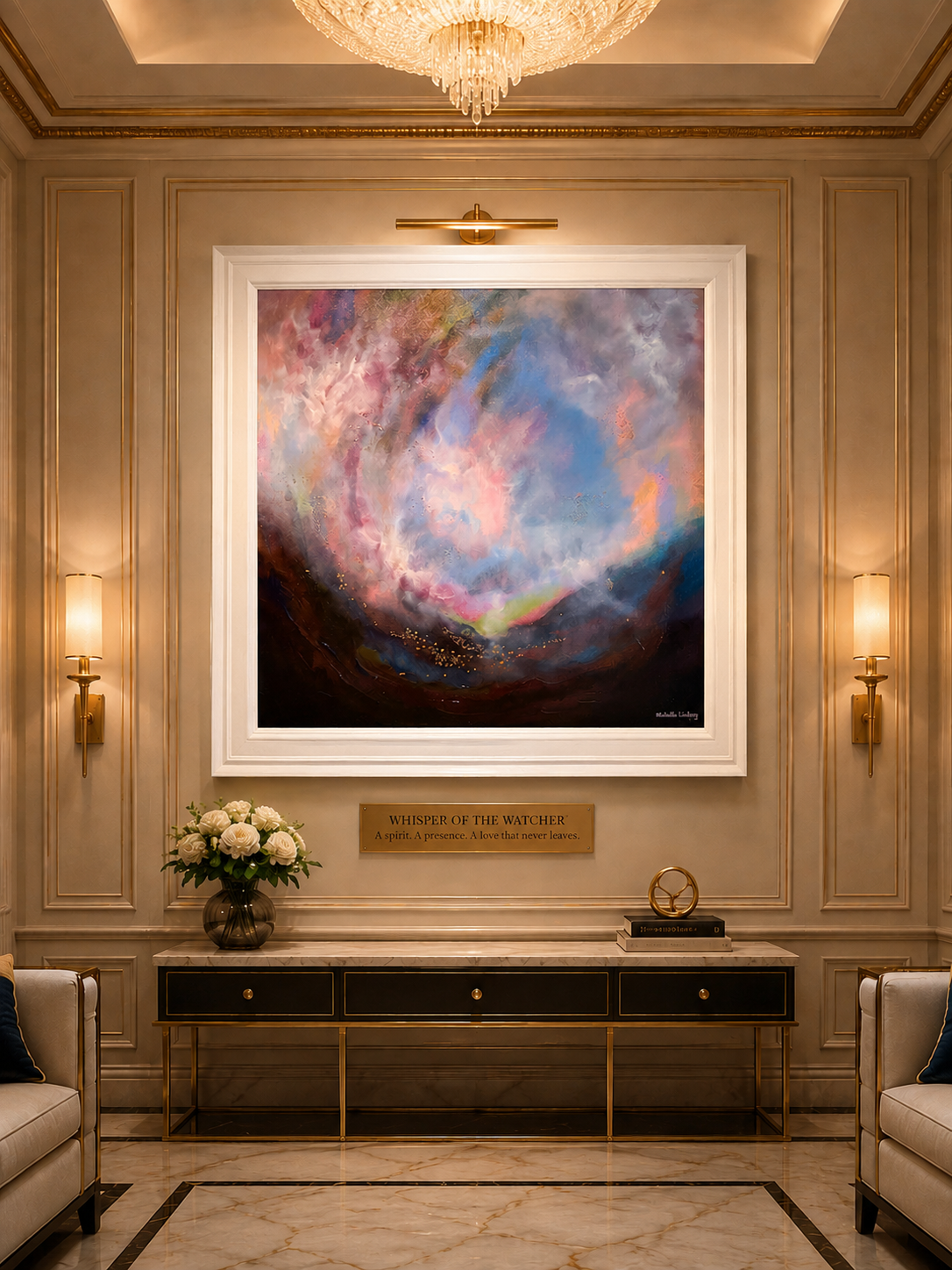 GUARDIAN OF LIGHT | Hand Embellished Limited Edition (ready to hang, shipping included)
