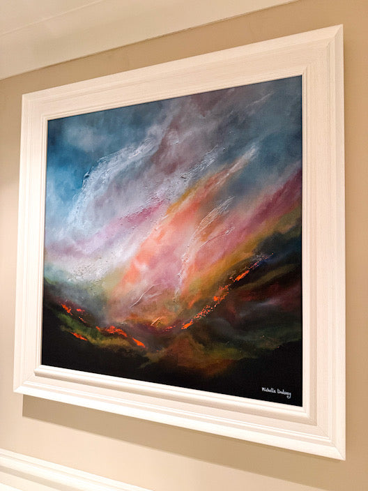 Rustic Dawn – Limited Edition Hand-Embellished Canvas Print