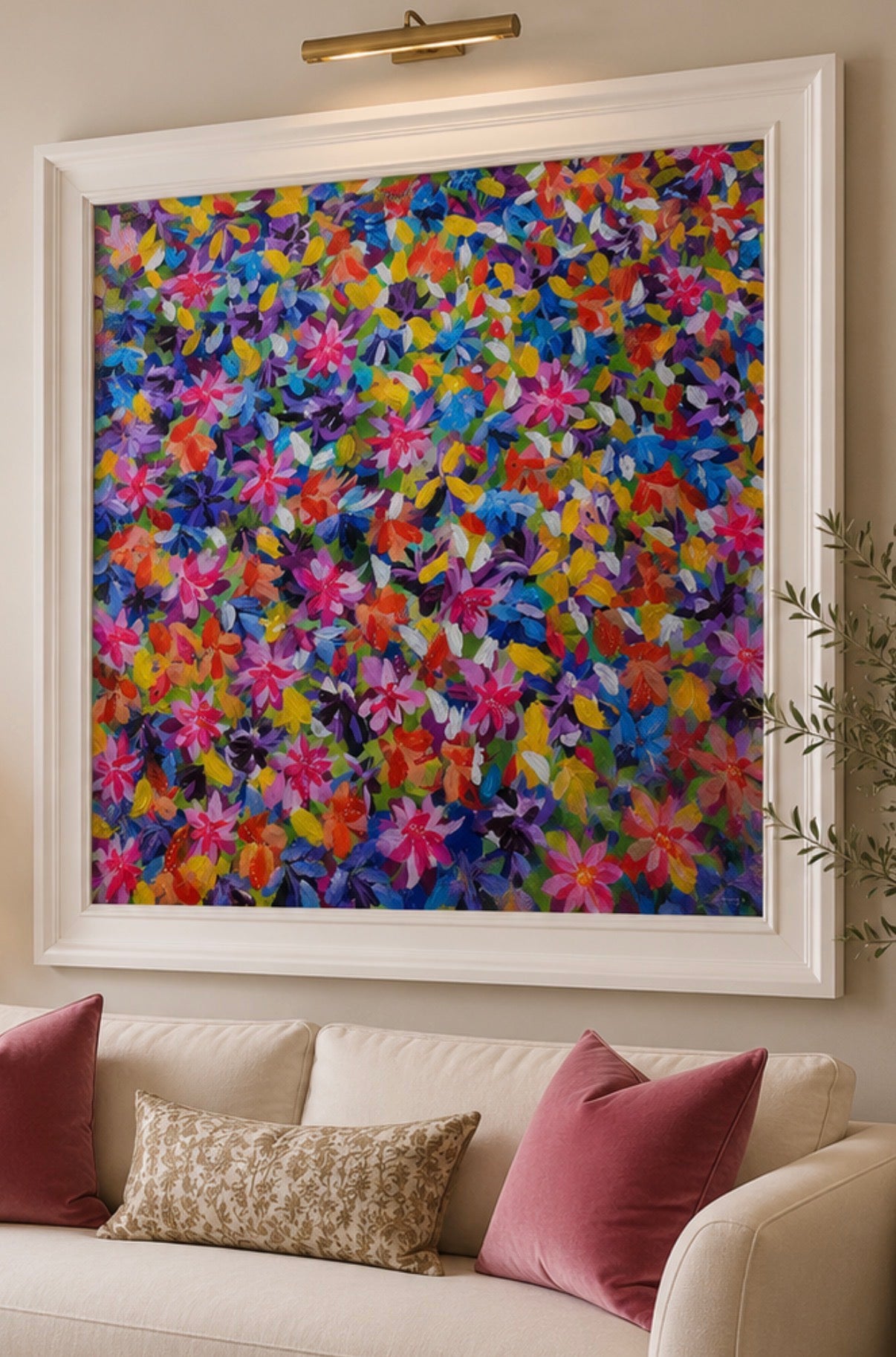 Corolla | Hand Embellished Limited Edition (ready to hang, shipping included)
