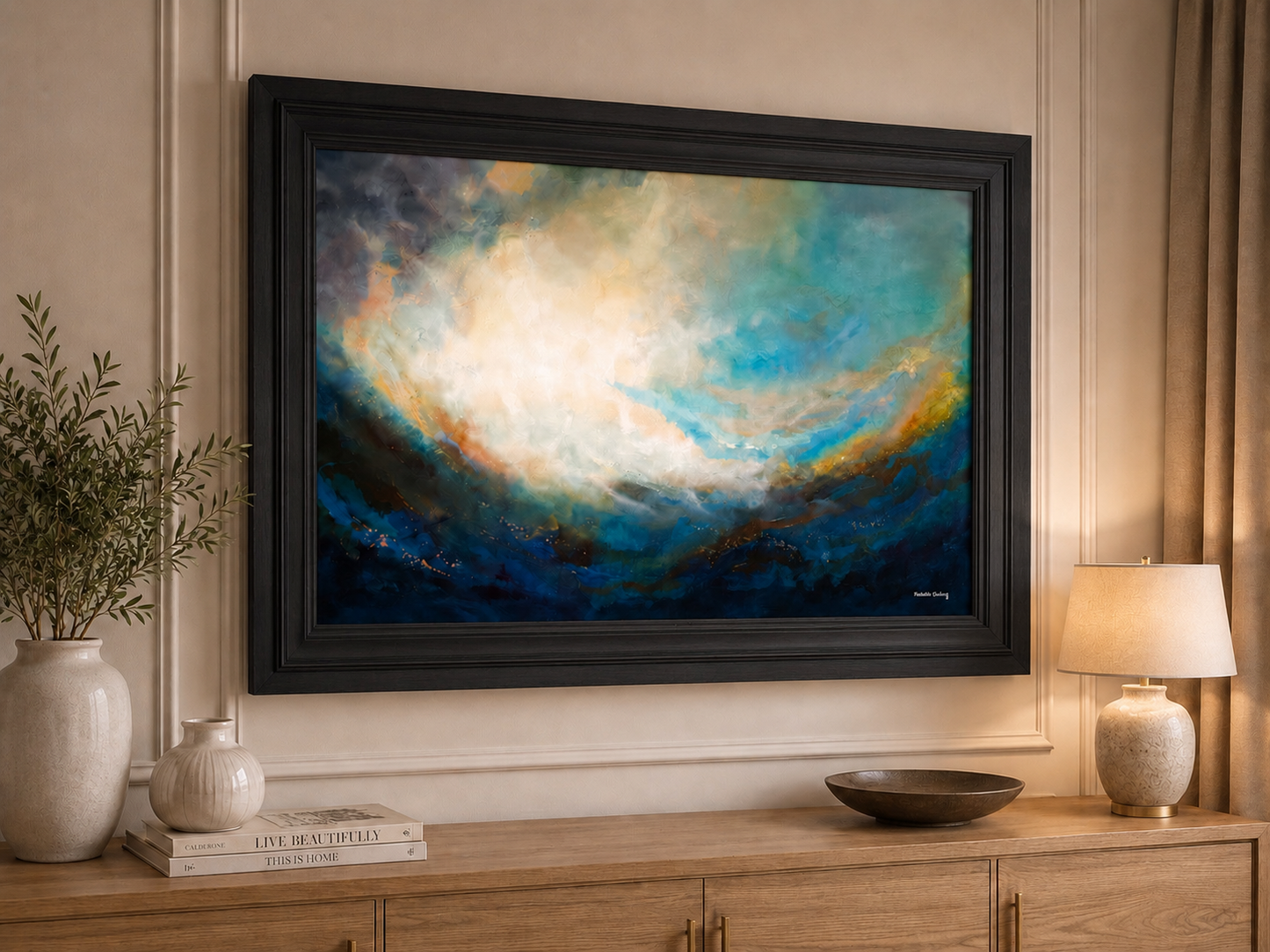 WHERE LIGHT MOVES | Hand Embellished Limited Edition (ready to hang, shipping included)