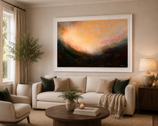 WHERE LIGHT SLEEPS | Hand Embellished Limited Edition (ready to hang, shipping included)