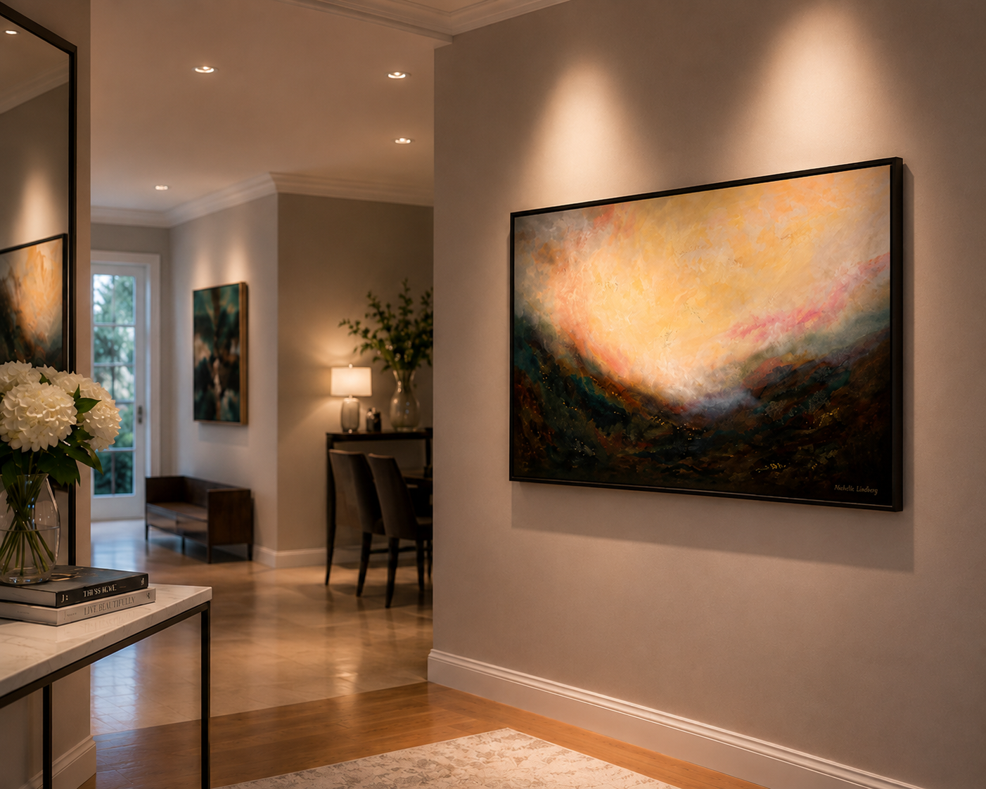 WHERE LIGHT SLEEPS | Hand Embellished Limited Edition (ready to hang, shipping included)