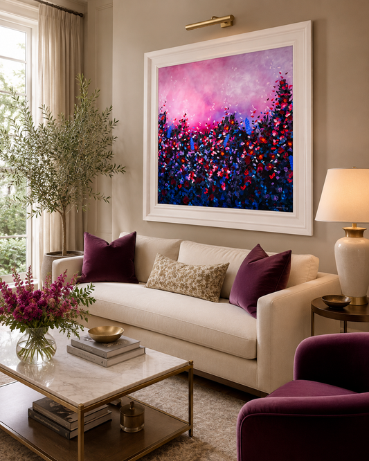 Forever Promise | Hand Embellished Limited Edition (ready to hang, shipping included)