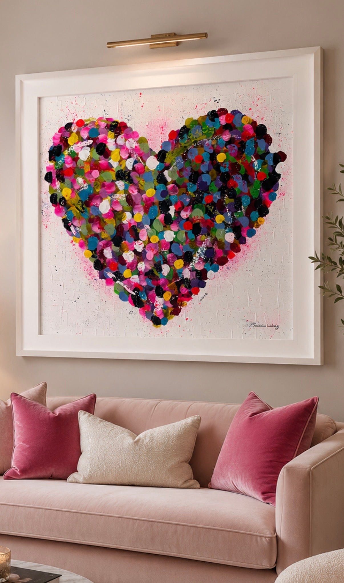 Love Spell | Hand Embellished Limited Edition (ready to hang, shipping included)