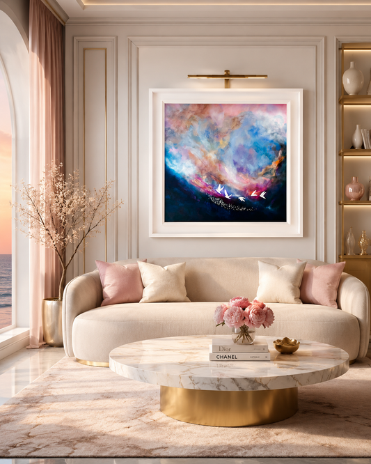 Awakening | Hand Embellished Limited Edition (ready to hang, shipping included)