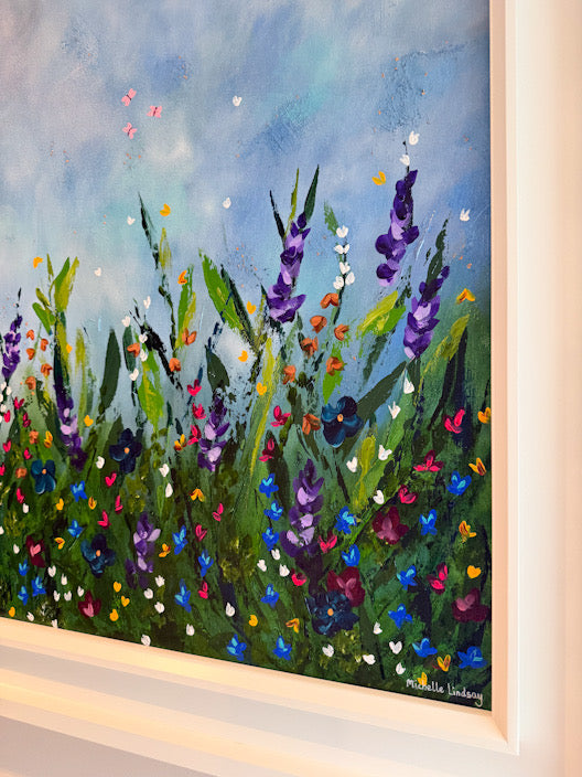 WILD GARDEN | Hand Embellished Limited Edition (ready to hang, shipping included)