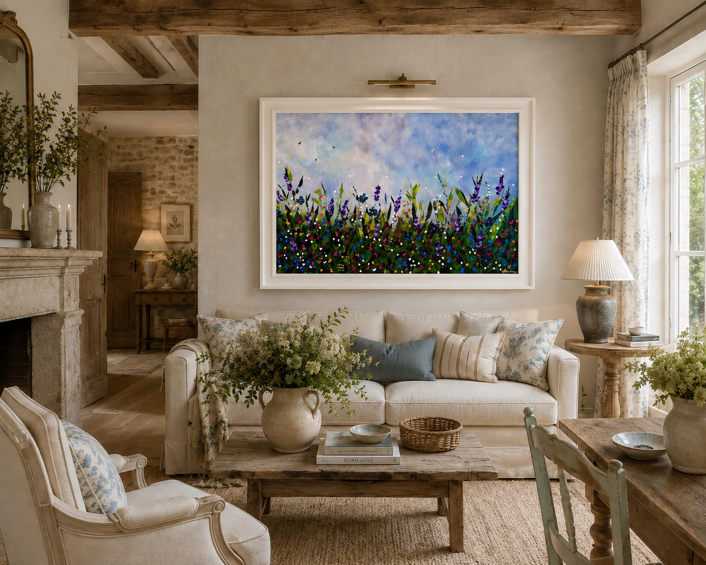 WILD GARDEN | Hand Embellished Limited Edition (ready to hang, shipping included)