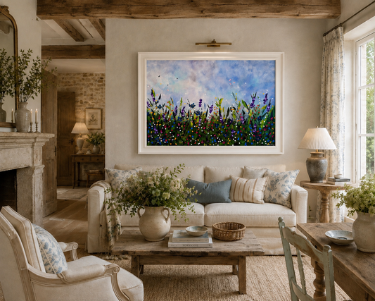 WILD GARDEN | Hand Embellished Limited Edition (ready to hang, shipping included)