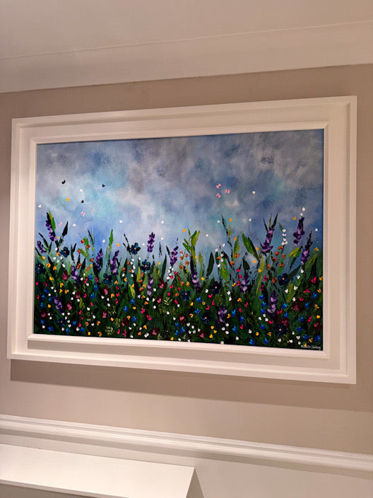 WILD GARDEN | Hand Embellished Limited Edition (ready to hang, shipping included)