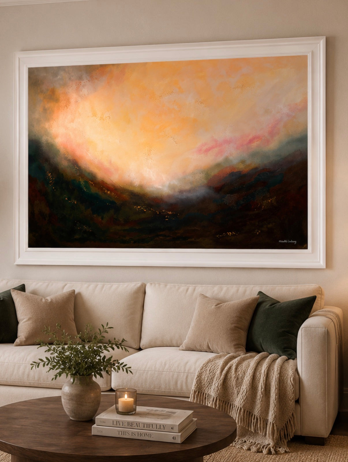WHERE LIGHT SLEEPS | Hand Embellished Limited Edition (ready to hang, shipping included)